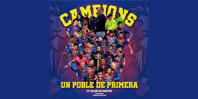 El CF Caldes assoleix el primer ascens a Primera Catalana de la seva història