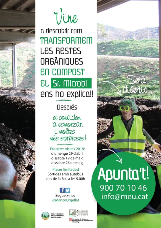 Continua la campanya per donar a conèixer la planta de compostatge de Benavarre