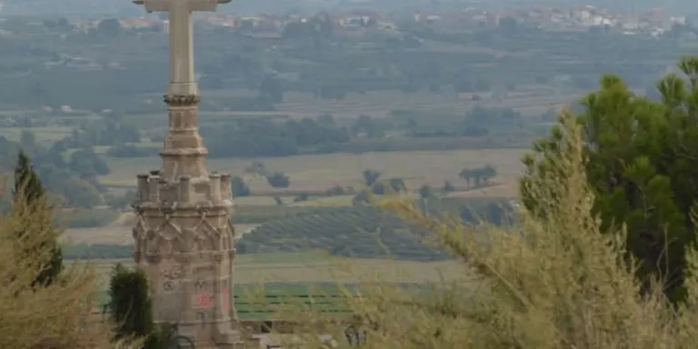 S’executen les obres d'estabilització del Promontori de la Penya del Sagrat Cor d’Alguaire