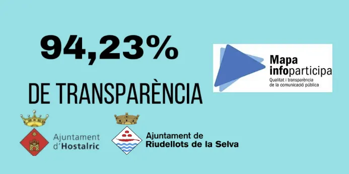 Hostalric, Riudellots de la Selva i Lloret de Mar obtenen un premi a la seva transparència. Vidreres i Sant Feliu de Buixalleu, els menys transparents