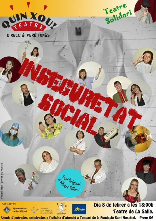 El grup de teatre Quin Xou! torna amb 'Inseguretat social'