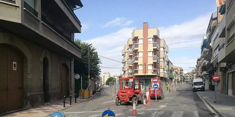 Talls de circulació a l'Avinguda Jaume Mestres