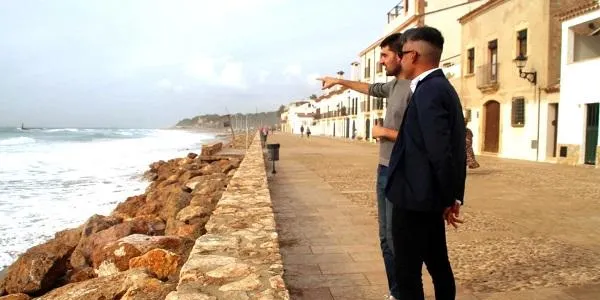 Pendents de l'estat del mar per iniciar les obres del passeig de Botigues de Mar
