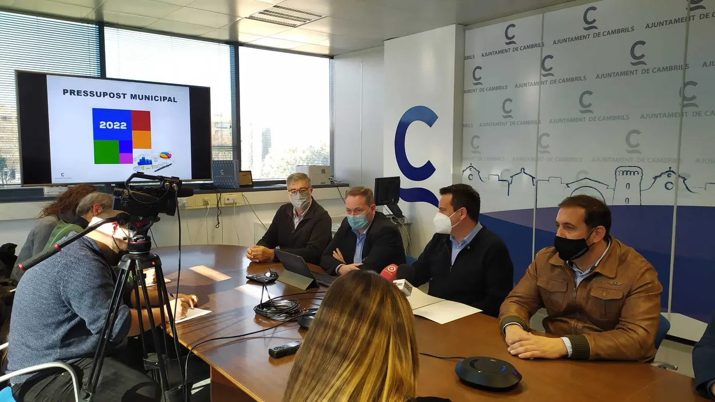 El pressupost municipal de Cambrils d’enguany serà un 8% superior al del 2021