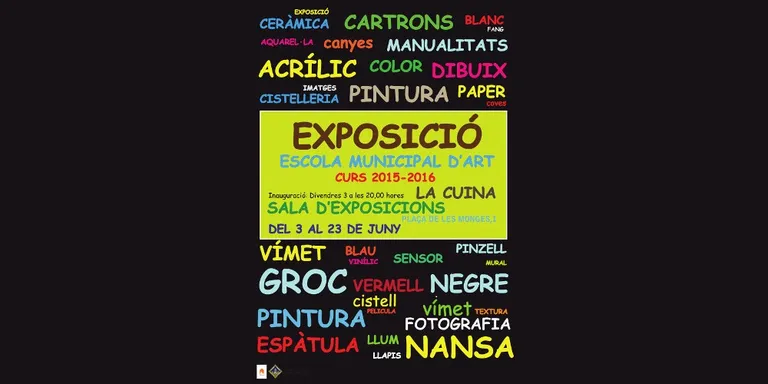 Inauguració de l'exposició de treballs dels alumnes de l'Escola Municipal d'Art