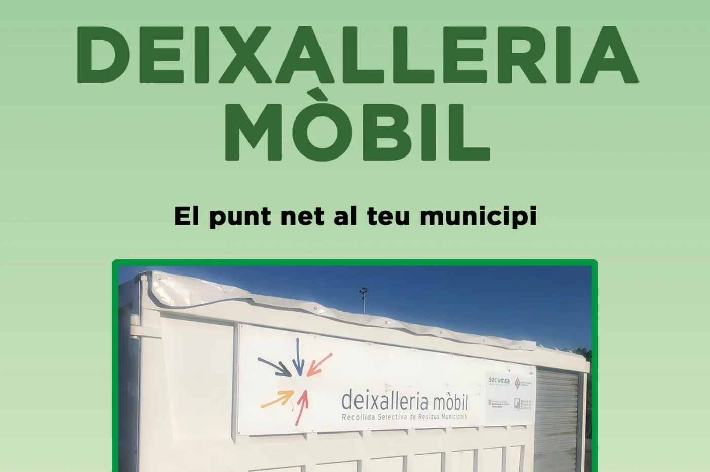 La deixalleria mòbil recorrerà diferents punts de Cambrils durant aquest any