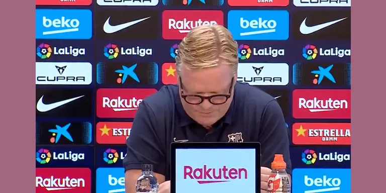 Ronald Koeman demana "paciència" als seguidors llegint un comunicat públic