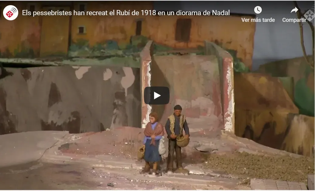 L'exposició de Diorames recrea el Rubí de 1918