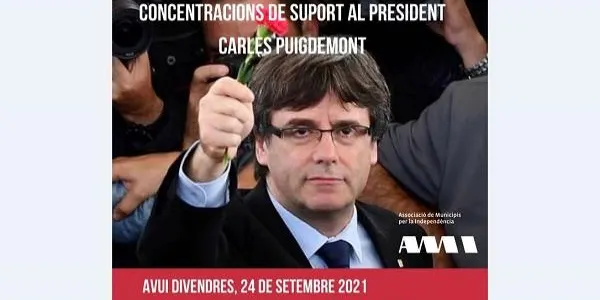 Crida a concentrar-se a la plaça del Pou en rebuig a la detenció de Puigdemont