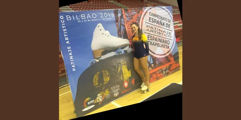 Paula Moliné, patinadora del CHPA Cadí, acaba 22a al Campionat d'Espanya Júnior 2019
