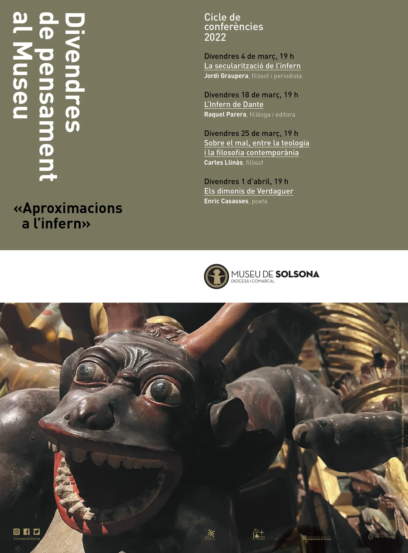 L'infern centrarà els Divendres de Pensament al Museu, que començaran aquesta mateixa setmana