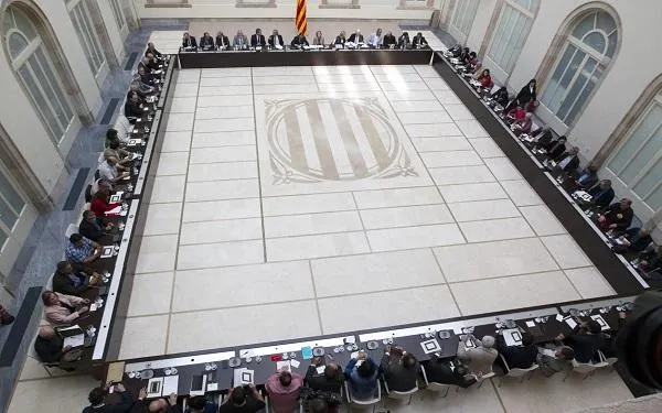 L’alcalde d’Altafulla, Fèlix Alonso, participa aquest dimecres en l’acte de denúncia dirigit a institucions europees i internacionals