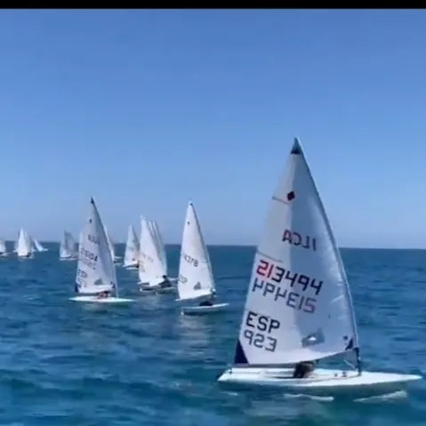 Satisfacció al nàutic pels resultats aconseguits per la flota ILCA 6 al campionat de Catalunya
