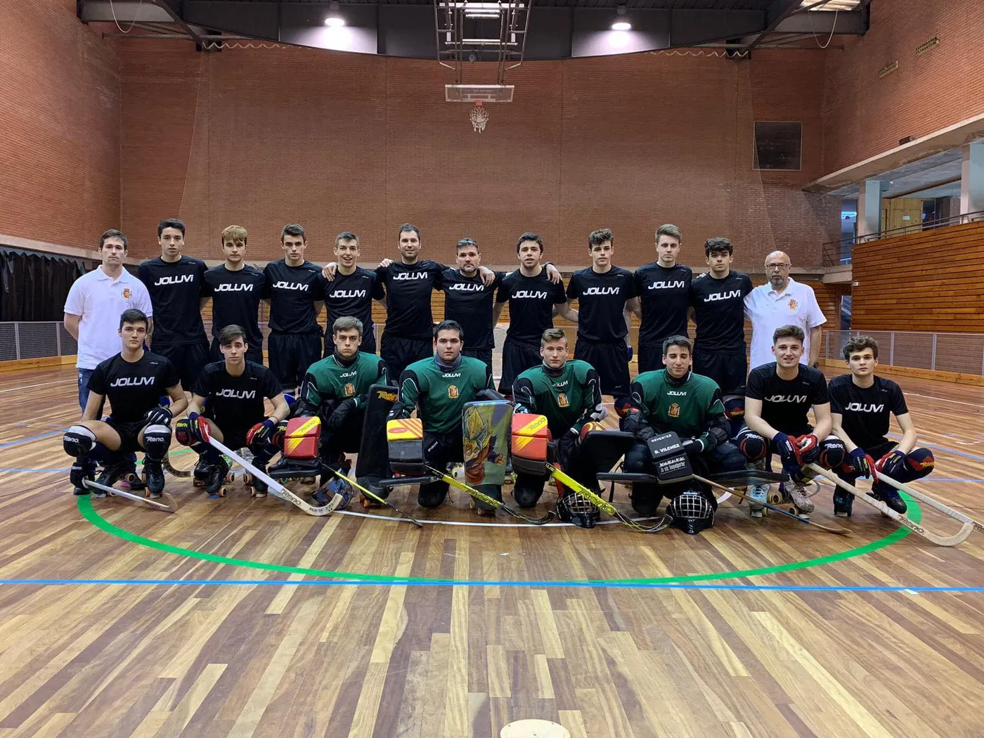 Jordi Pons (porter), a la selecció espanyola (Foto: FEP)