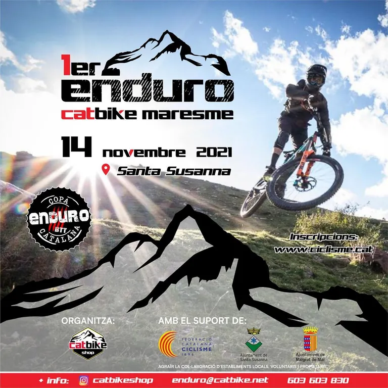 Santa Susanna acull la darrera prova de la Copa Catalana d'Enduro de BTT
