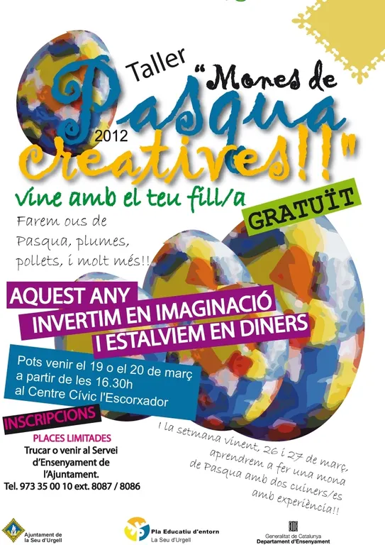 Taller de mones de Pasqua creatives