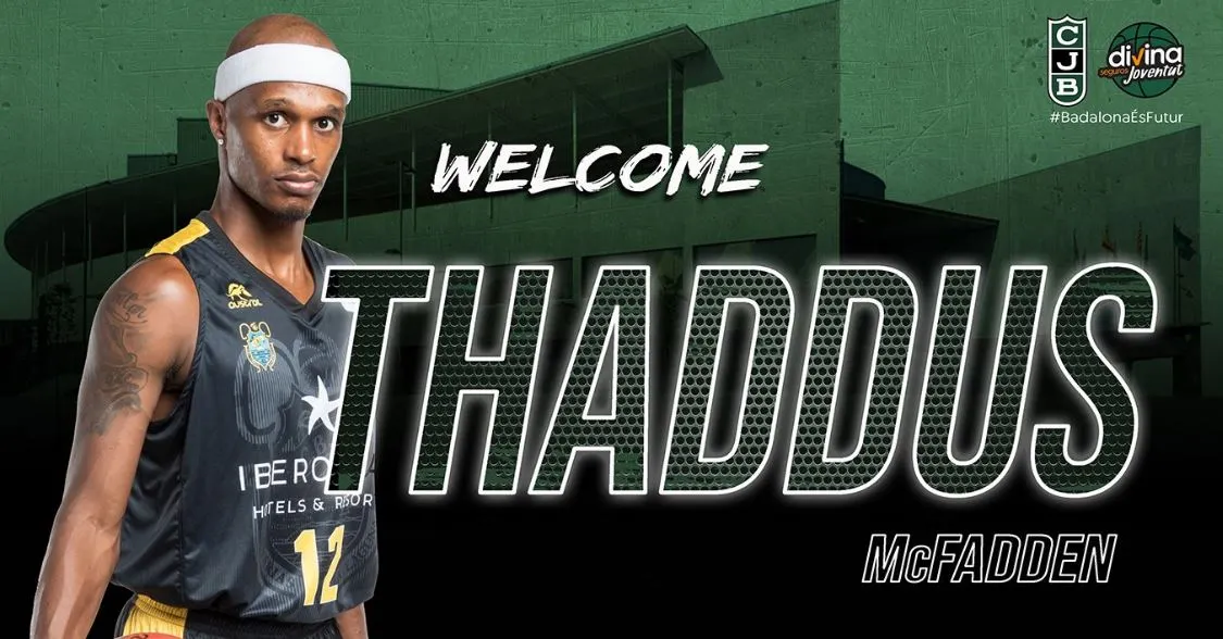 La Penya fitxa a Thaddus McFadden