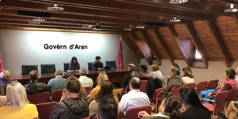 Visita d'una delegació de la Vall del Jerte a la Val d'Aran