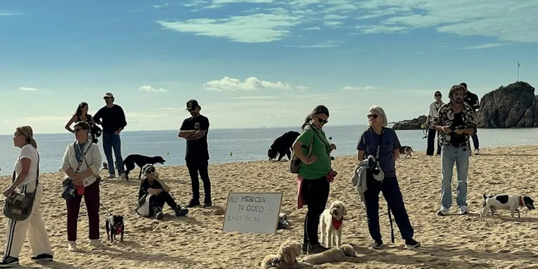 Blanes destina un espai de 5.500 m2 de la Platja del Centre per a gossos entre protestes d'alguns veïns per la ubicació
