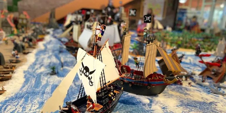 El diorama de Playmobil més gran d'Europa dedicat als pirates, a Pineda