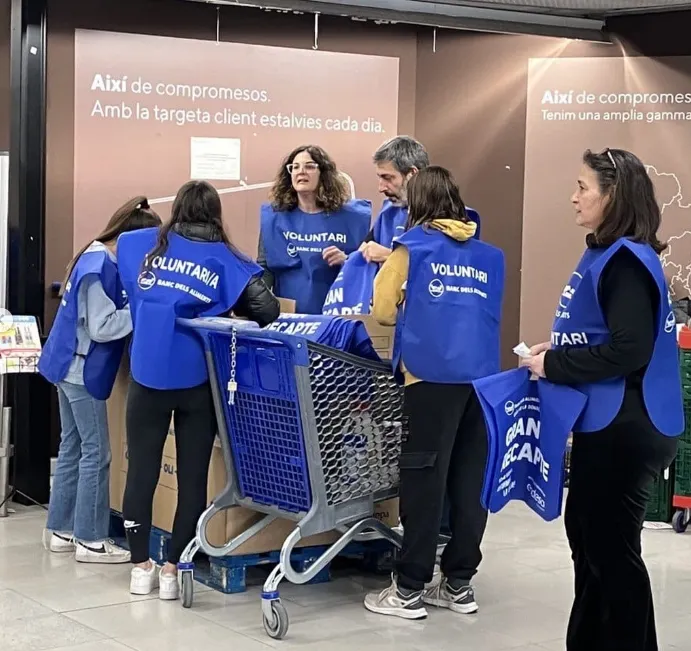 Caldes aporta 5.500 quilos d’aliments al Gran Recapte