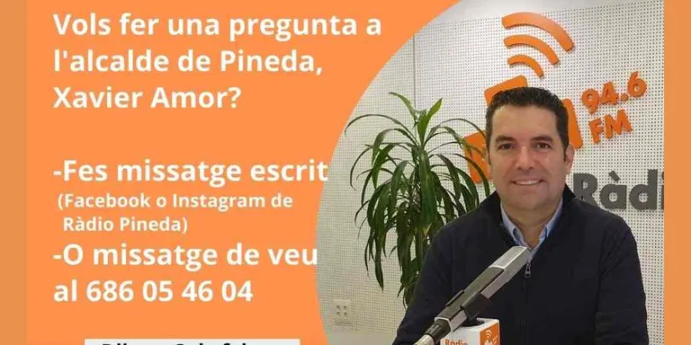 Ràdio Pineda entrevista l'Alcalde de Pineda Xavier Amor