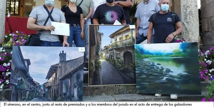 Abraham Pinto, un exitoso utrerano en pintura al aire libre