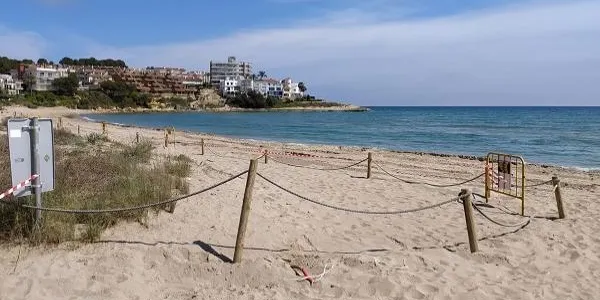 Les dunes de Voramar comencen a agafar forma
