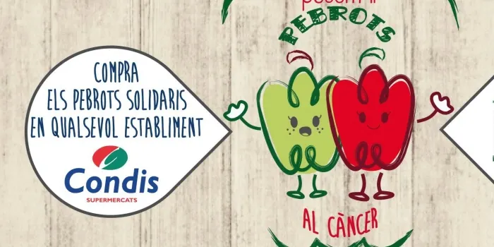 Els supermercats Condis d’Arenys se sumen a la campanya ‘Posem-li pebrots al càncer’
