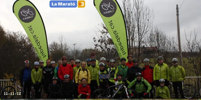 El club Tupedala recapta 400 € per a La Marató de TV3