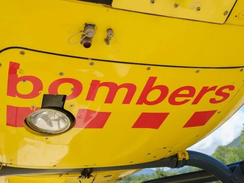 Un dels efectius de rescat / Foto: Bombers