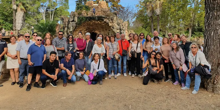 Una quarantena d’alumnes del Centre de Normalització Lingüística de Reus visiten el Parc Samà