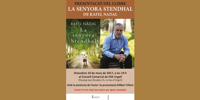 Rafel Nadal presenta 'La senyora Stendhal' a la Seu d’Urgell