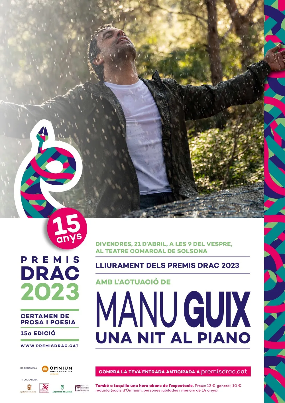 <strong>Manu Guix protagonitzarà l'actuació musical dels Premis Drac</strong>