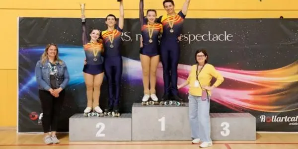 Joan Jardí i Lucia Camarillo es proclamen campions de Catalunya de Parelles de Dansa en la categoria Júnior