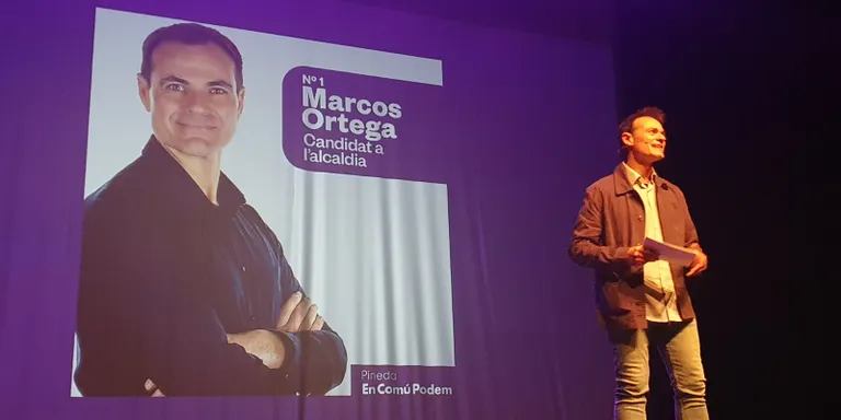 Marcos Ortega presenta la seva candidatura a l'alcaldia de Pineda «per una altra manera de fer política i no vendre fum»