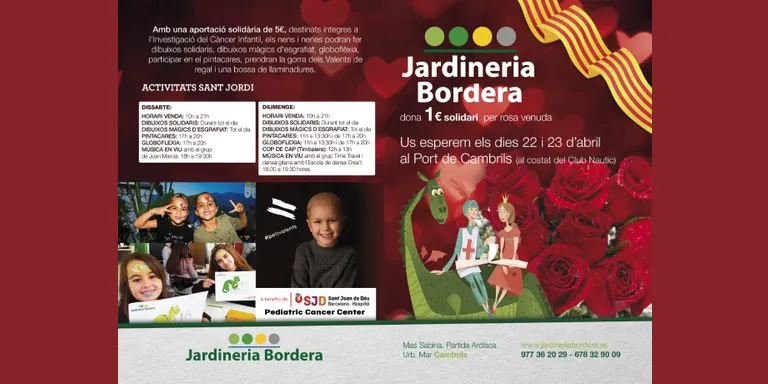 Cambrils pels valents celebrarà Sant Jordi protagonitzant una nova festa de la solidaritat al Passeig del Port
