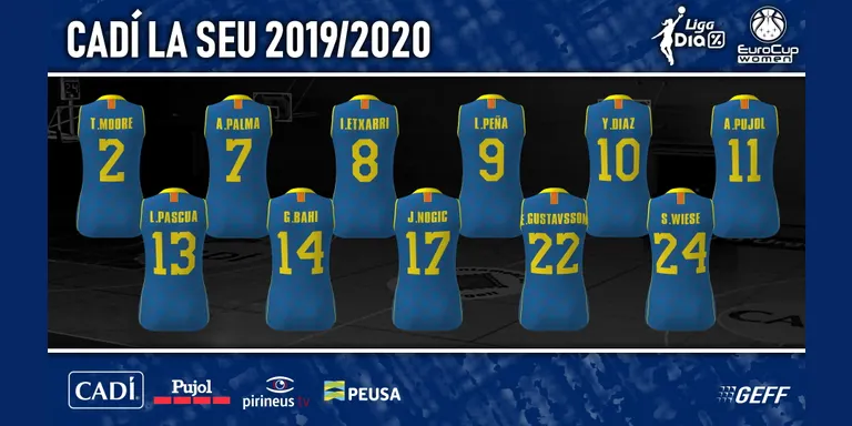 El Cadí La Seu ja té definits els dorsals per a la nova temporada