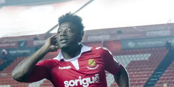 Thomas Amang condueix el Nàstic a la segona eliminatòria de la Copa del Rei (3-1)