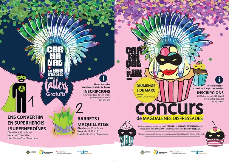 Obertes les inscripcions als tallers infantils i al concurs de cuina de Carnaval a la Seu