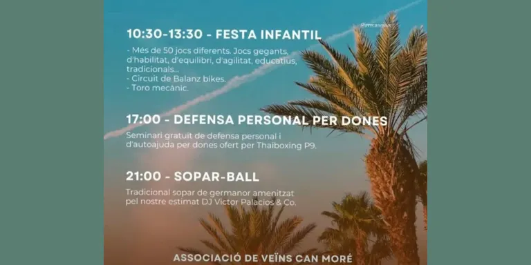 Festes de Can Moré amb activitats per a totes les edats