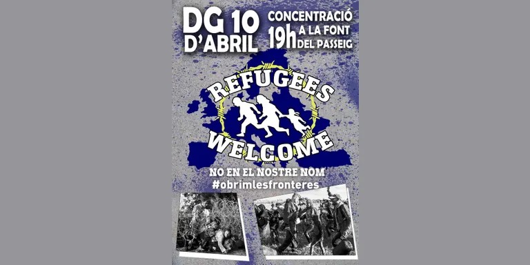 Concentració diumenge a la Seu per donar suport als refugiats