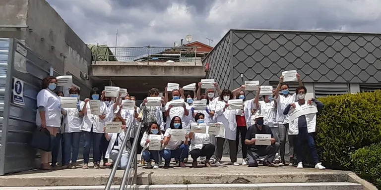 Reivindicació doble dels treballadors del CAP: igualtat de recursos i l'acabament de les obres