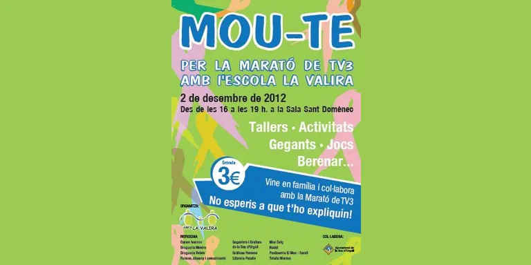 L'Escola La Valira es torna a moure per la Marató de TV3