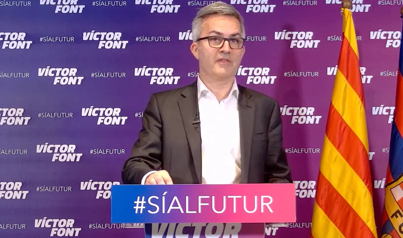 Víctor Font lamenta que Laporta no s'atreveixi a participar als debats