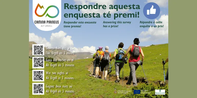 Primera guanyadora del concurs de l’enquesta de Camina Pirineus