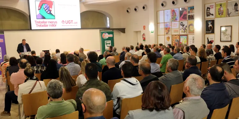 La UGT reivindicarà l'aplicació de la jornada laboral de 37,5 hores, en un 1 de Maig marcat pel 12-M