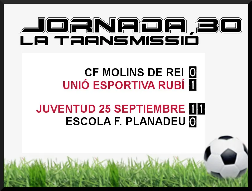 A PEU DE CAMP - JORNADA 30 diumenge mati