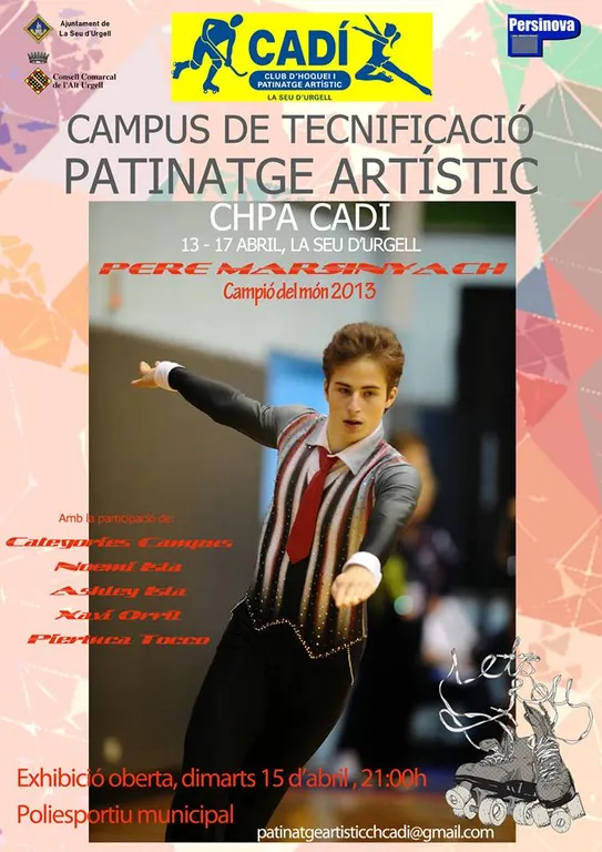 El CH Cadí celebra un campus de patinatge i una exhibició