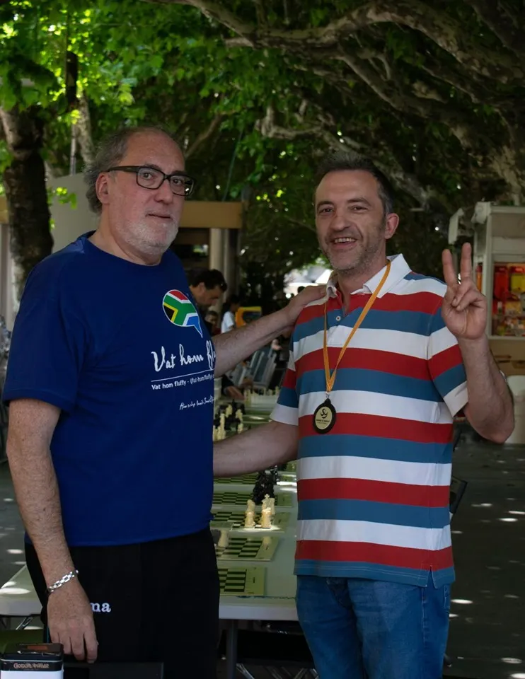 Esteve Moles, guanyador de la I Marató d'Escacs Ràpid de Sant Joan a la Seu (Foto: Escacs Club La Seu)